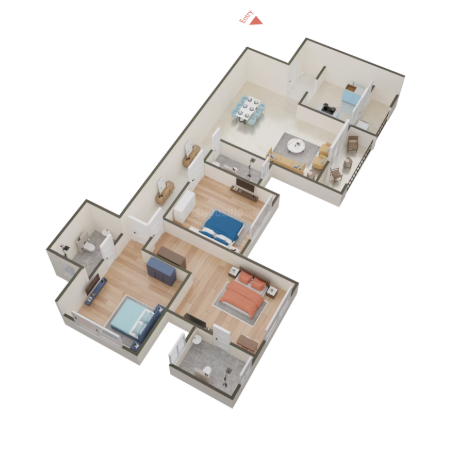 3 BHK WellTech Residence