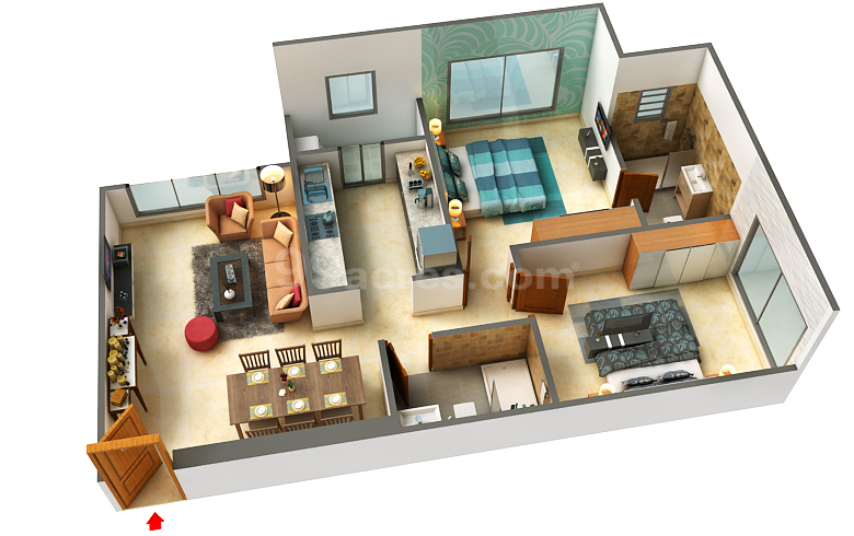 2 BHK Apartment